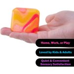 NeeDoh Nice Cube Swirl - Solid Squish - Assorted