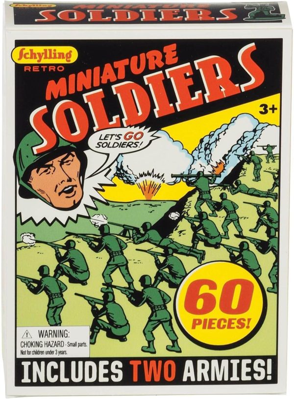 Schylling Retro Mini Soldiers 60 Piece. 1 EA