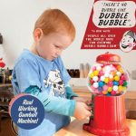 Schylling Brand Classic Retro Gumball Coin Bank - 8.5 Tall - Includes 45 Dubble Bubble Gumballs - Ages 3+